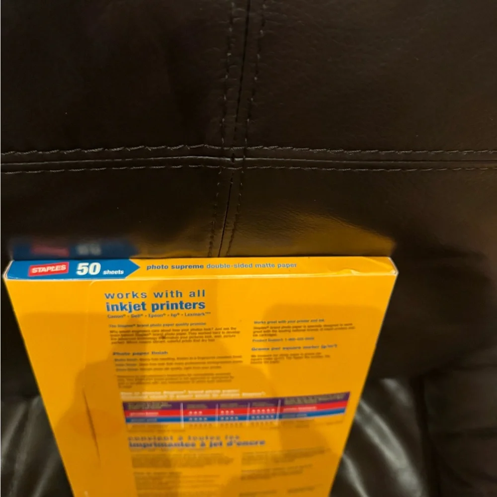 Staple Photo Supreme Double-Sided Matte Paper - Yellow Orange